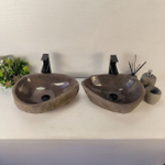 Раковина из речного камня ПАРА! RS-65336 46*36*15 0865
