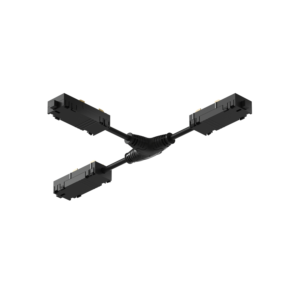 TR2115-BK Гибкий Т-образный, электрический коннектор трека SMART, черный