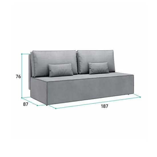 КОРСО ЛАЙТ Диван прямой мятный