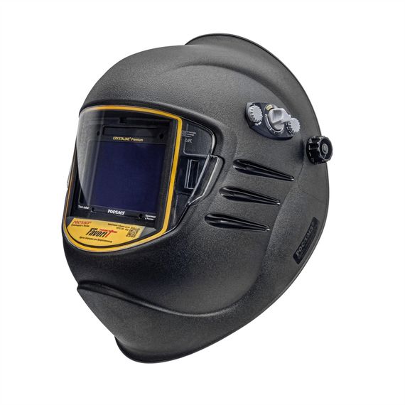 Щиток защитный лицевой сварщика РОСОМЗ НН12 CRYSTALINE PREMIUM FavoriT (маска сварщика) с комплектом адаптеров для крепления на каску, арт. 51255-2