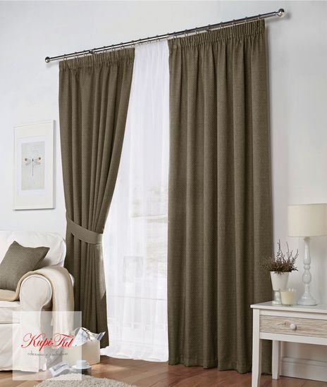 Комплект штор Тоскана (светло-коричневый)