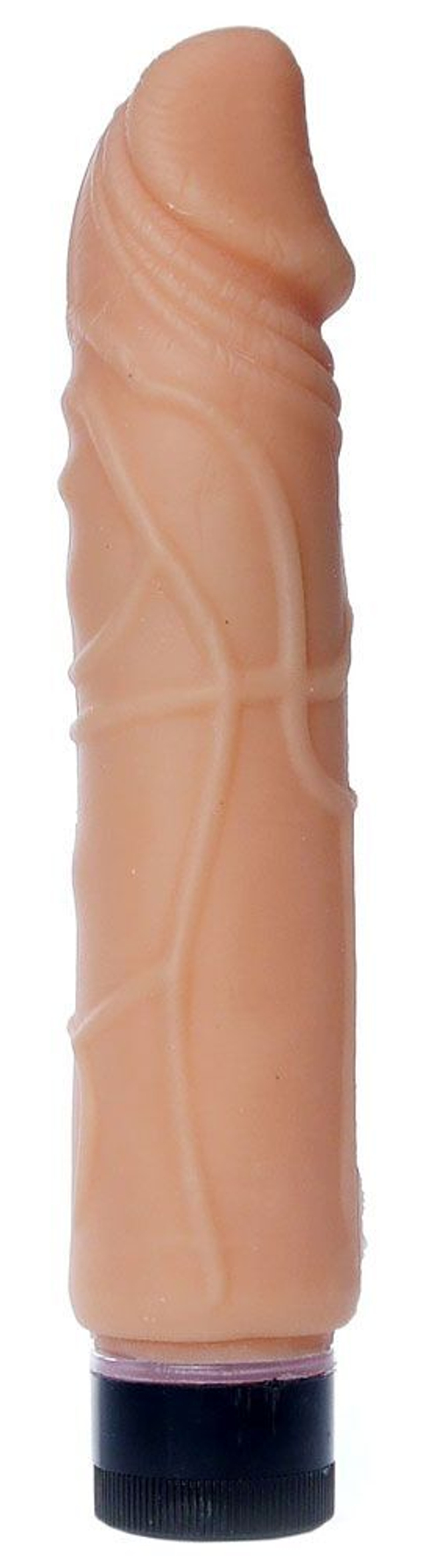 Телесный вибратор-реалистик Real Skin - 22 см.