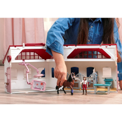 Schleich Horse Club - Клиника для лошадей ЗДОРОВЫЕ КОПЫТА + жеребец породы андалузской 42787