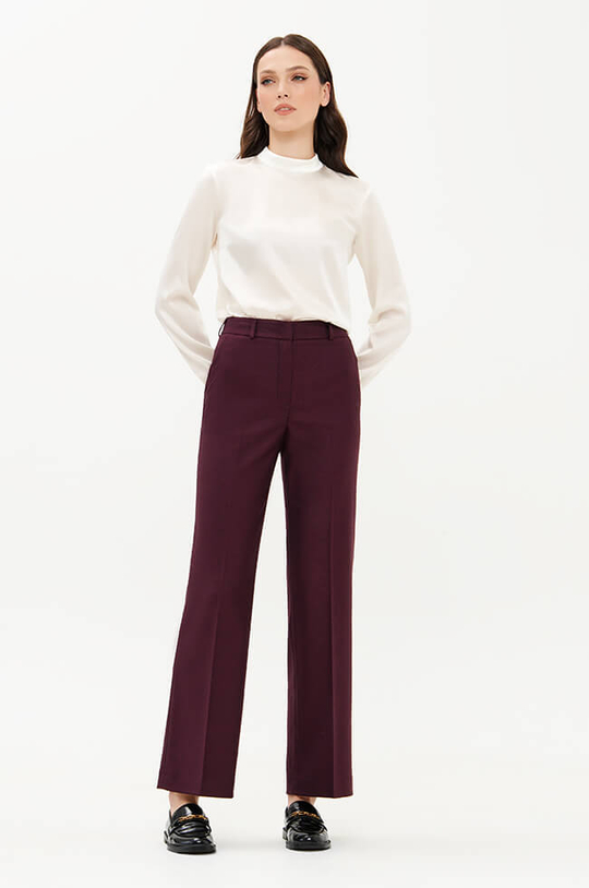 31227 Брюки женские (бордо)