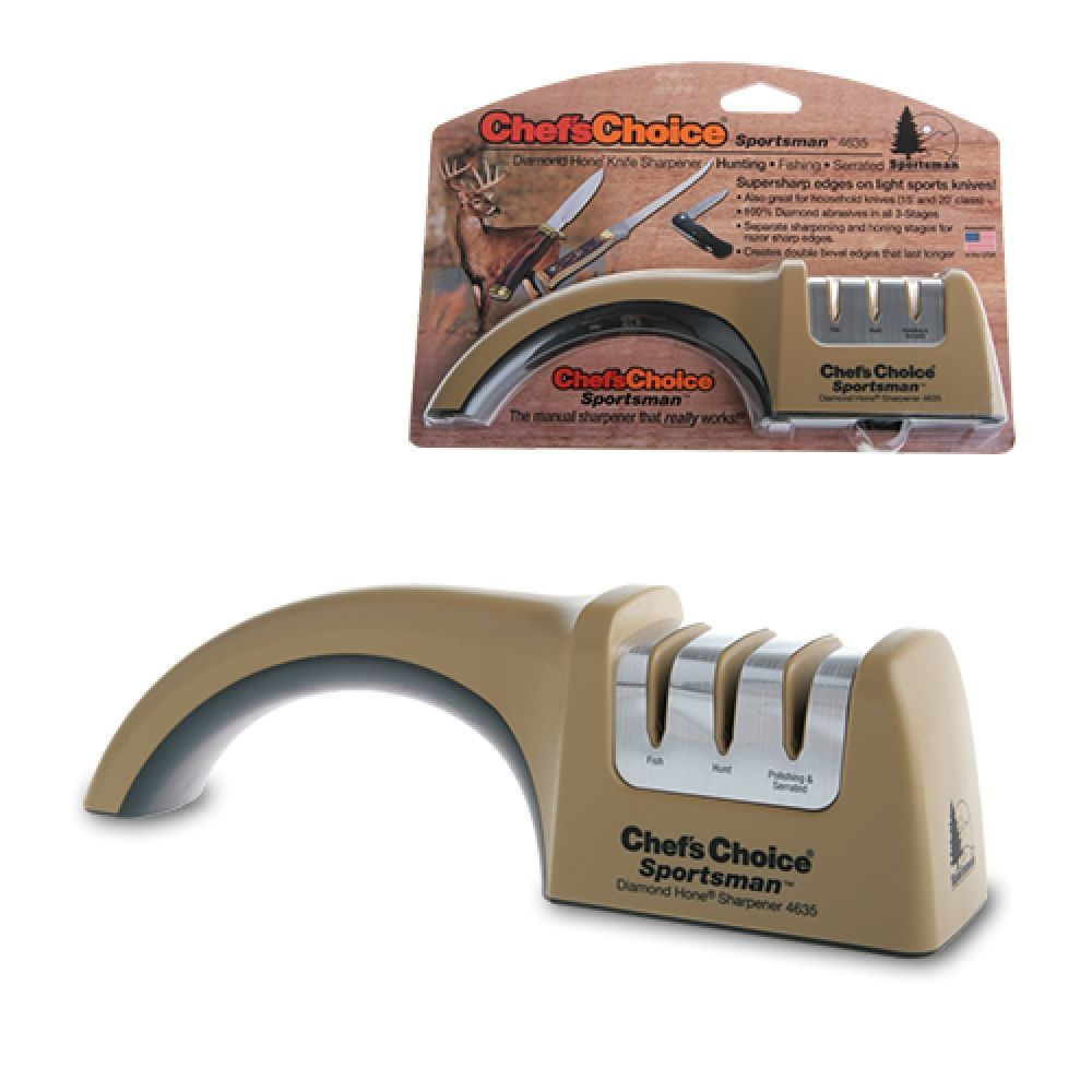 Точилка механическая для охотничьих и спортивных ножей Chefs Choice Knife sharpeners CC4635 США