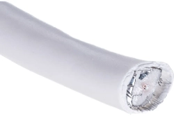 Коаксиальный кабель PROCONNECT LIGHT RG-6U, 75 Ом, CCS/Al/Al, 32%, бухта 100 м, белый 01-2251