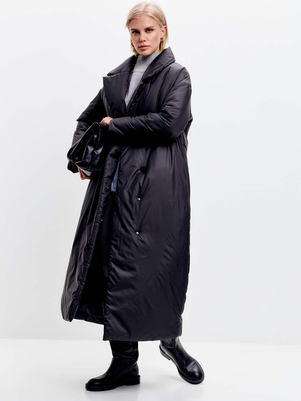 Trends Brands Base Пальто Жен 08_09_CT820_black Черный