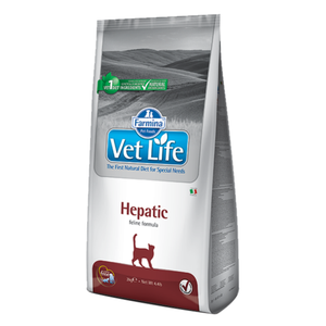 Ветеринарный сухой корм для кошек, FARMINA Vet Life HEPATIC, при печеночной недостаточности