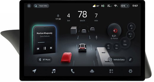 Магнитола Lexus ES250 2012-2015 (ШГУ монохром) - Teyes CC4-PRO монитор 13" 2K QLED на Android 13, Snapdragon 778G, 8+128, AI, CarPlay, DSP, 4G SIM-слот