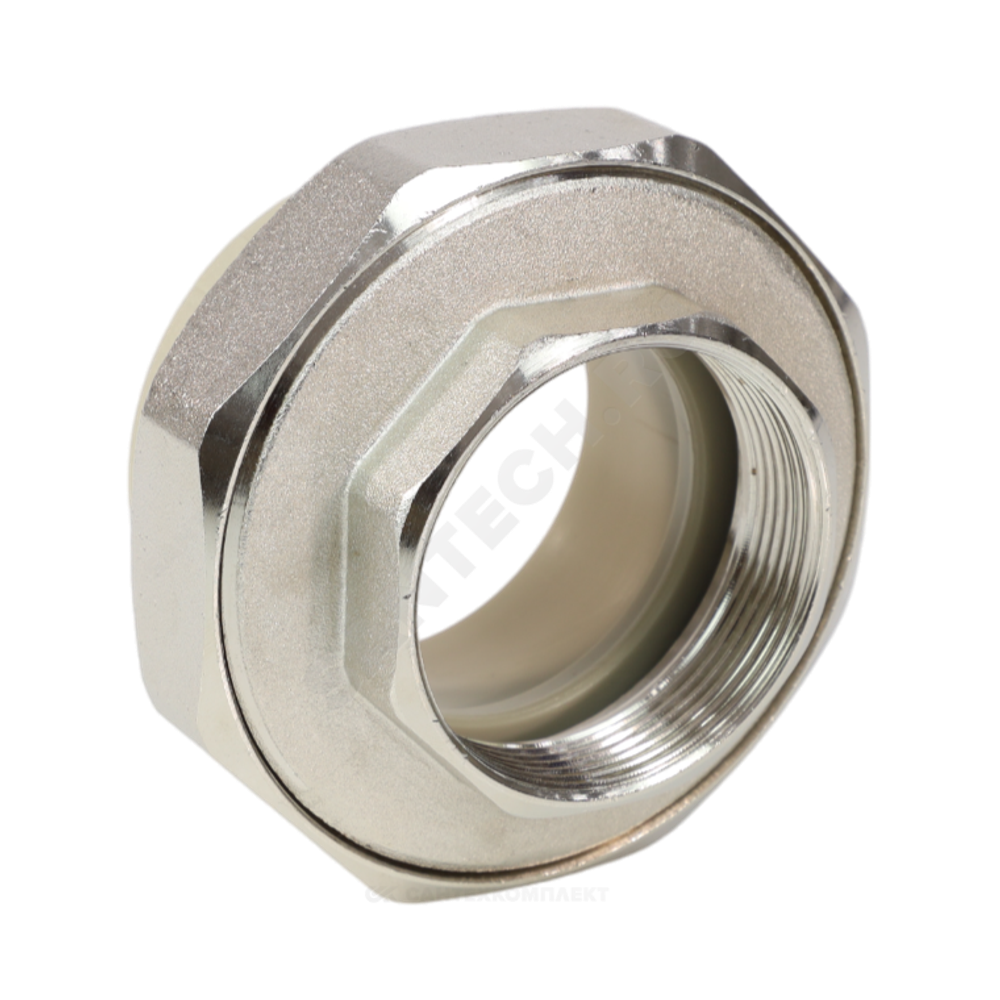 Муфта PP-R комбинированная разъемная серая Дн 20х1/2" ВР VALFEX 10155015Г