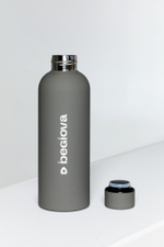 Термобутылка серая