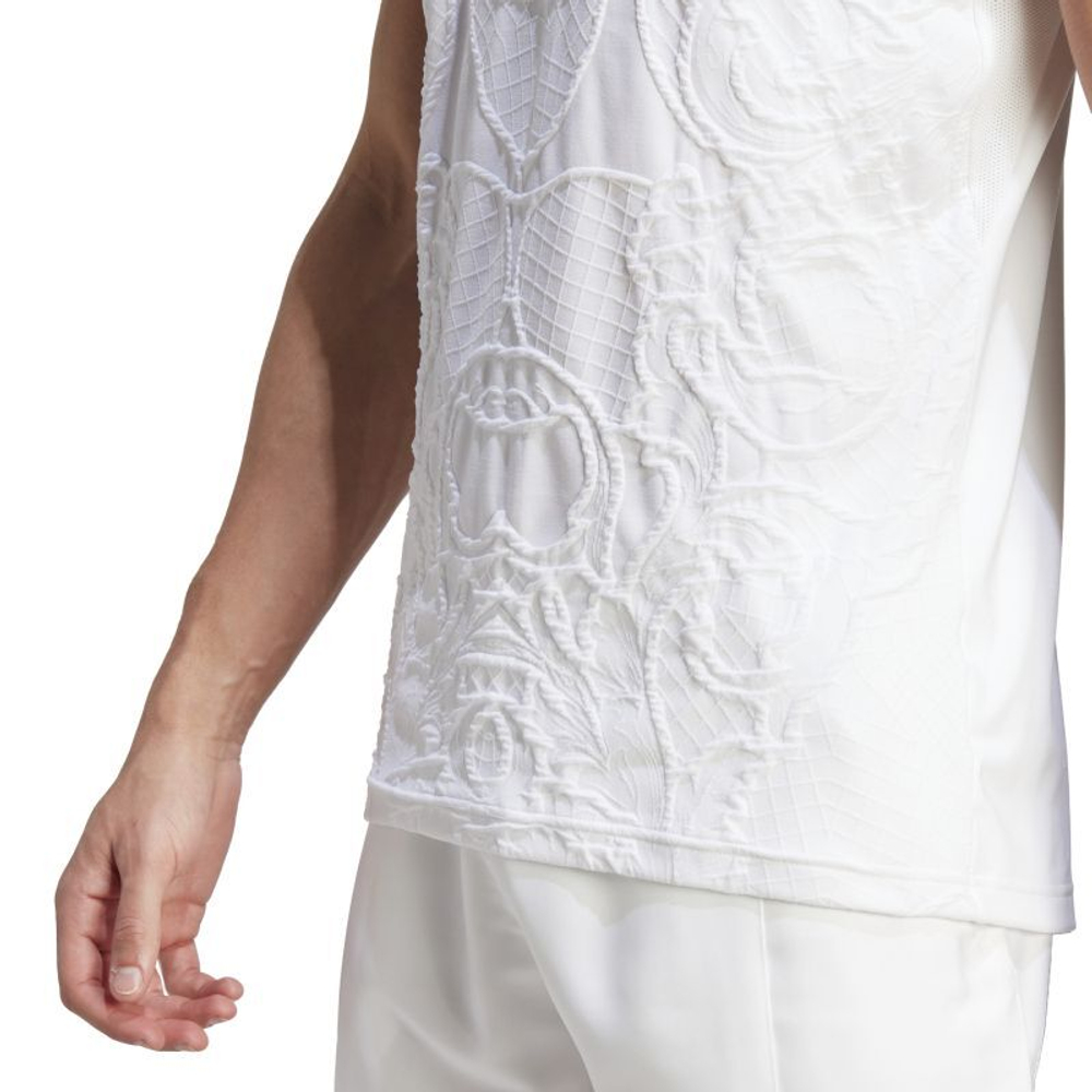 Мужское теннисное поло Adidas Pro Polo - white