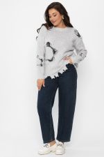 Свитер рваный Наиль (серый) Б14562-13М LT Collection