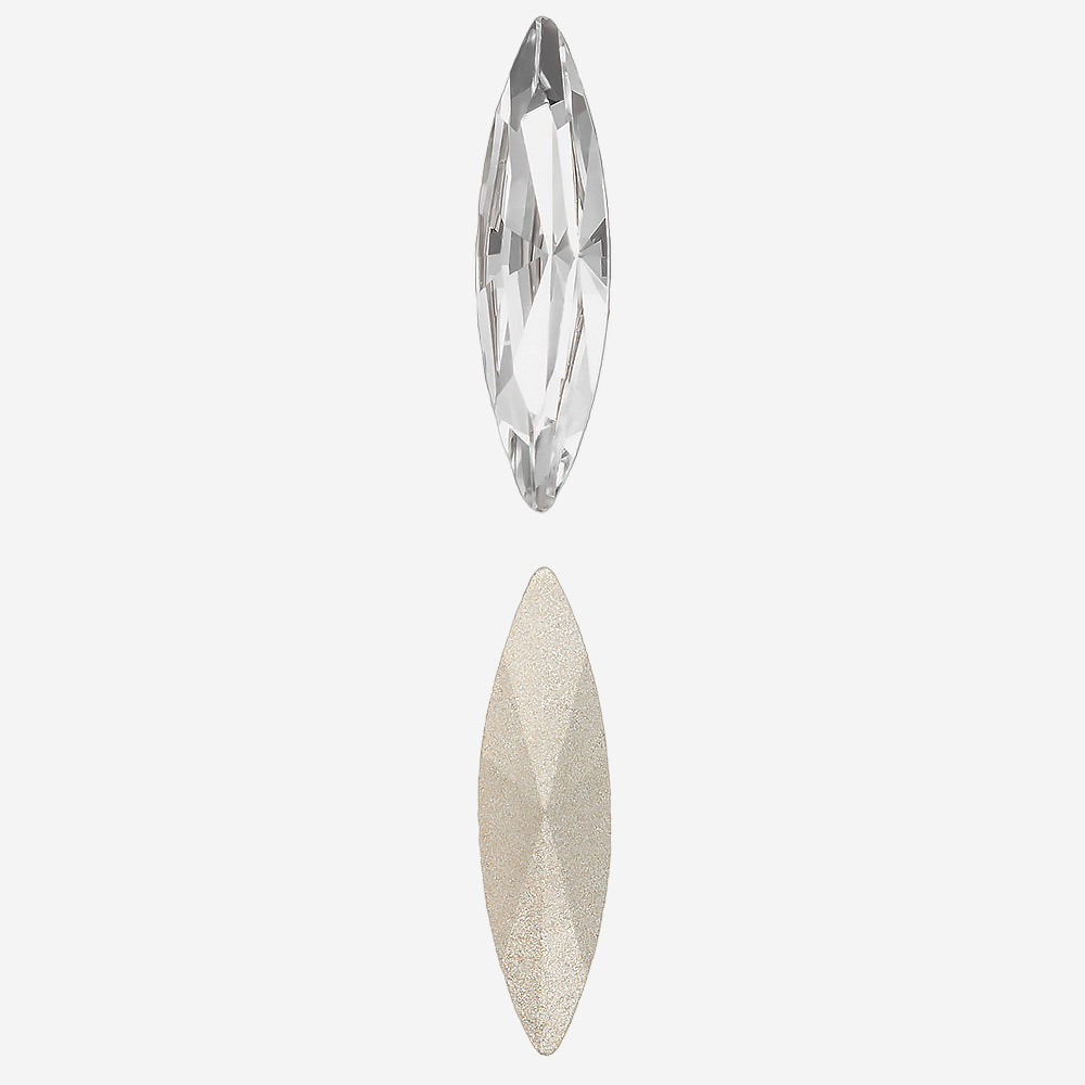 Кристалл Маркиз (Marquise Fancy Stone), оттенок "Кристалл"/"Crystal", 15*4мм