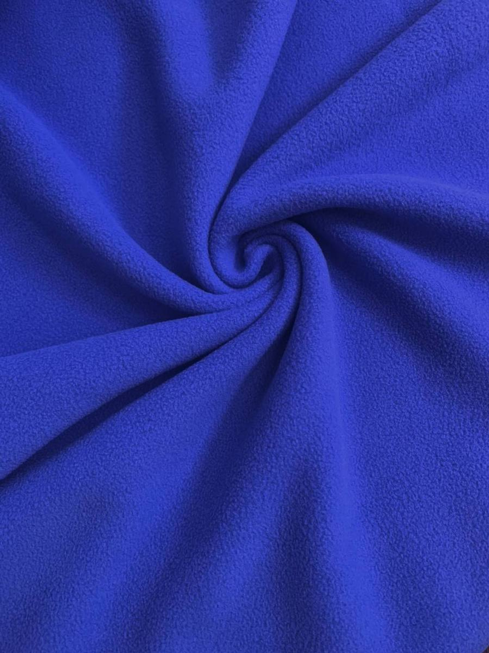 Флис гл. краш, василек, двухсторонний, антипиллинг