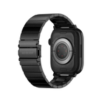 Стальной блочный браслет MAGEASY Maestro для Apple Watch 38, 40, 41 и 42 мм Браслет из нержавеющей стали с раскладывающейся застёжкой