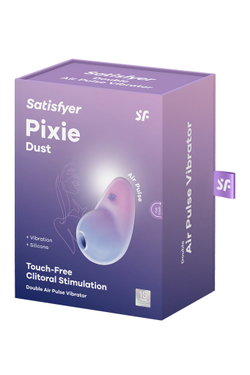 Вакуумный стимулятор клитора Satisfyer Pixie Dust, силикон, фиолетовый