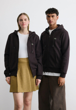 Lacoste Толстовка на молнии - Тёмно-коричневый