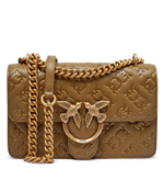 Кожаная сумка через плечо LOVE ONE MINI Pinko - хаки(100074 A1YB)