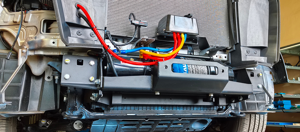 Площадка под лебёдку в штатный бампер Changan Hunter Plus РИФ