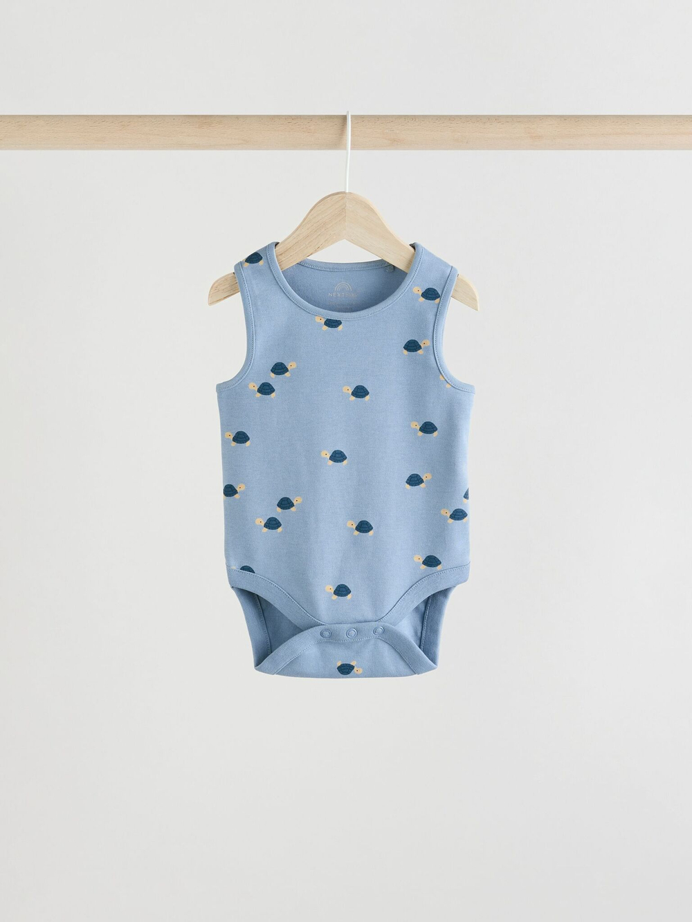Боди без рукавов для малышей Next E57-853, 5 шт., Бежевый, Голубой, Мятный