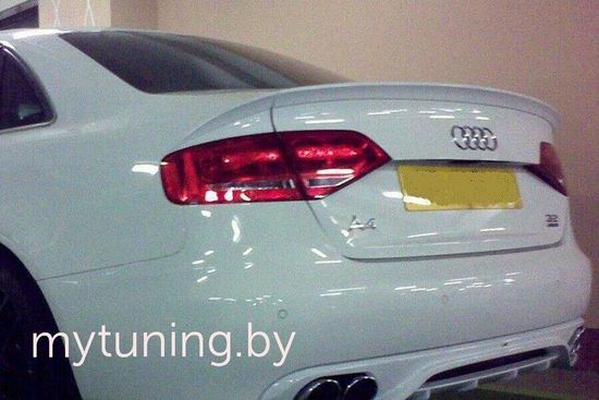 Диффузор заднего бампера V.1 для Audi A4 B8 2007-2012 Sedan/Avant