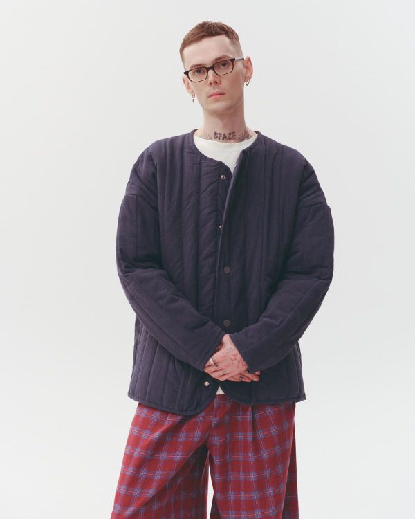 Куртка ватник Blue Depths синяя - фото 5