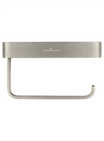 Держатель для туалетной бумаги с полкой WONZON & WOGHAND GRAFFITY, Брашированный никель (9366-BN)