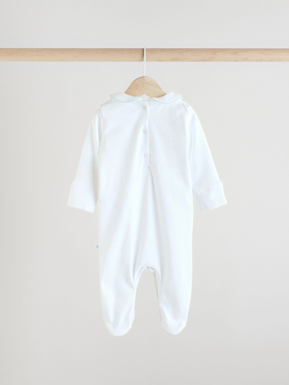 Комбинезон / Cлип для малышей Next E19-565, 3 шт., Белый, Голубой