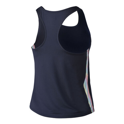Женская теннисная майка Quiet Please Rainbow Set Racerback Tank Top Women - Dark Blue, Multicoloured