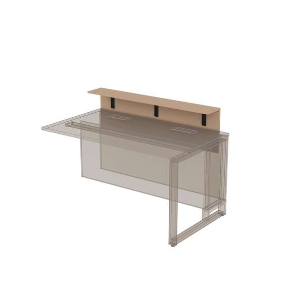 16НПК.012.1 Надставка президиум укороченная (1100*200*400)