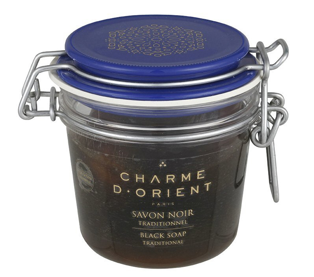 CHARME D'ORIENT Мыло черное с ароматом эвкалипта Черное мыло с ароматом эвкалипта Savon Noir Senteurs Du Hammam (Шарм ди Ориент) 200 гр