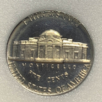 США 5 центов (cents) 1976 S Proof "Jefferson Nickel (Джефферсон)" в слабе GEC PR70 DCAM