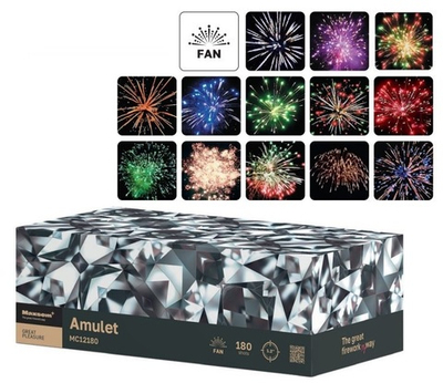 Батарея салютов "Amulet" MC12180 180 залпов *1.2"