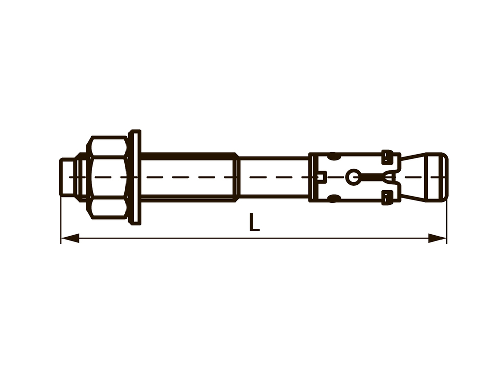 ТМС ТTB2 Анкер клиновой 8х115 (ТДЦ)
