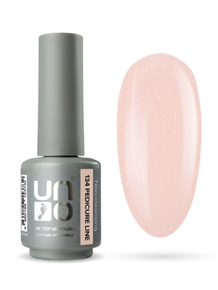 Uno Однофазный гель-лак 134 Pedicure Line, 8мл