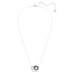 STONE:NECKLACE DOUBLE JET/CRY/RHS 5445706
