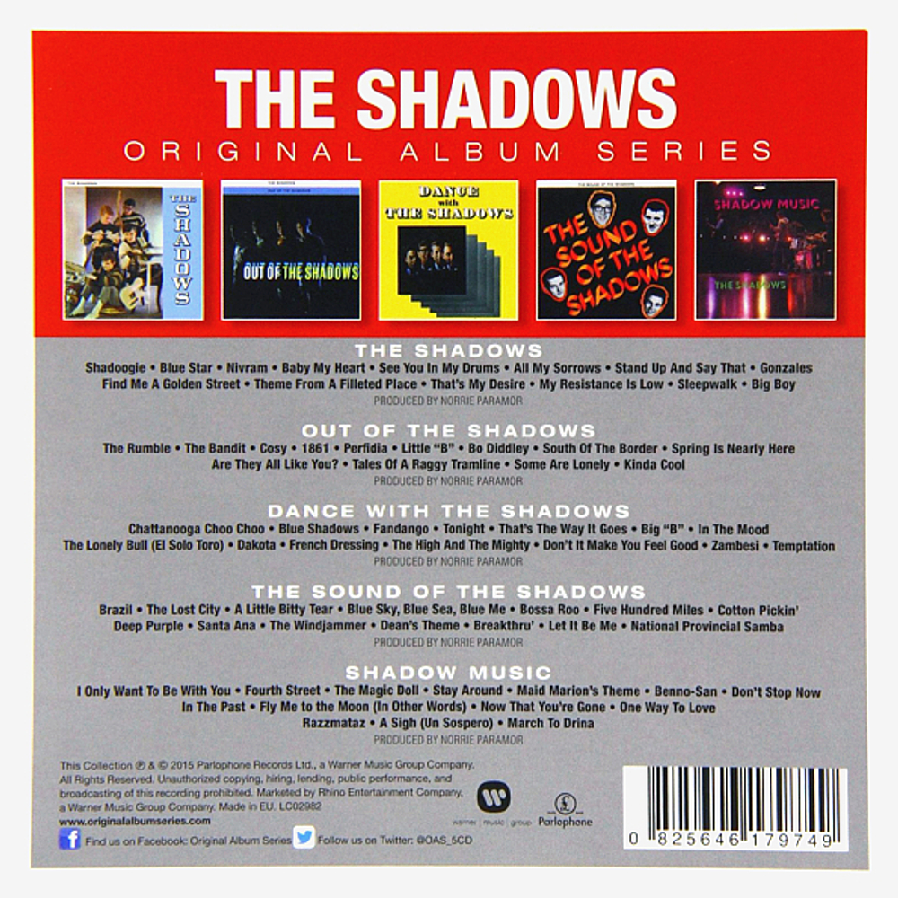 The Shadows / Original Album Series (5CD)