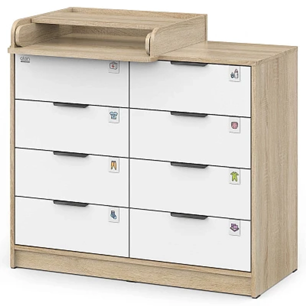 Комод Атон Zeus 1000/8 ЛДСП (пеленальная доска)