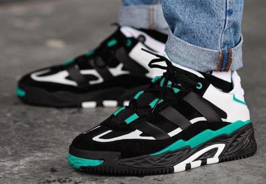 Кроссовки Adidas Niteball Black/Green