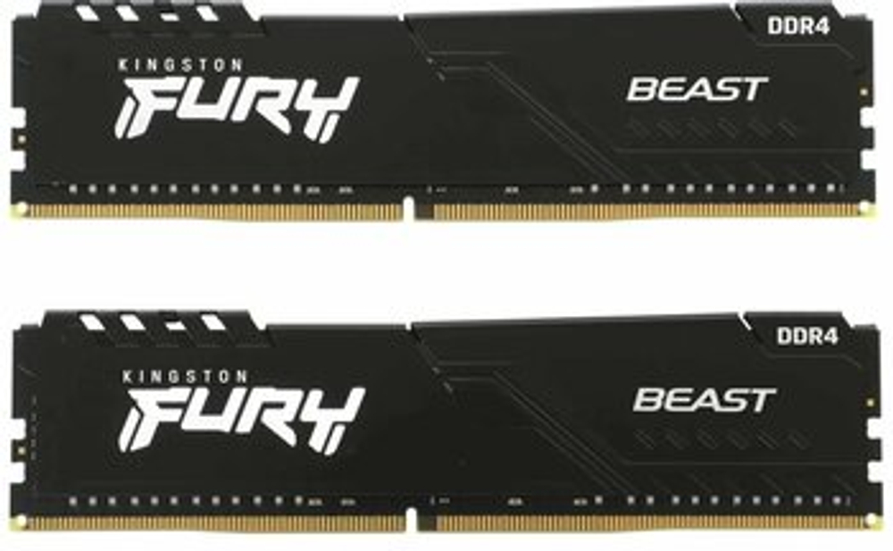 Оперативная память KINGSTON FURY Beast DDR4 64GB 3200MHz CL16 KF432C16BBK2/64