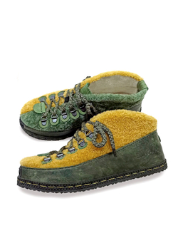 Ботинки меховые "Double Curly "