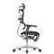 Кресло FALTO Ergohuman Elite 2 с подножкой ( чёрный каркас /сетка чёрный T-168-B1 Black )