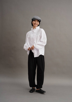 Брюки свободного кроя, черные