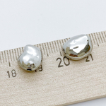 Бусина, цвет серебро, размер около 10*8,5 мм, цена за 1 шт