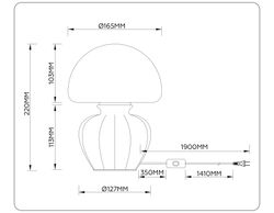 Ambrella Настольная лампа Ceramo Modern LH53248
