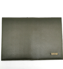 Обложка для паспорта с карманами «Классика». Цвет зелёный