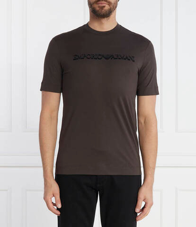 Футболка Emporio Armani - коричневый(6R1TB4 1JPZZ)
