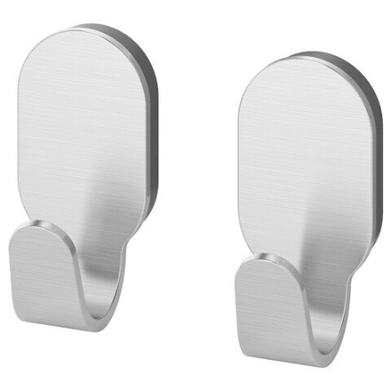 IKEA BROGRUND (ИКЕА БРОГРУНД) - Крючок, нержавеющая сталь набор 8 шт.