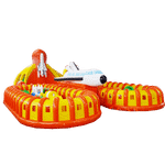 Коммерческий надувной батут "Ракета" 30*20*8 м